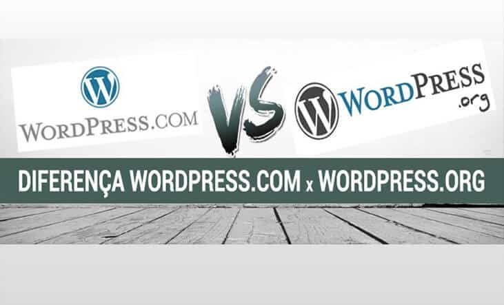 Qual a diferença em WordPress.com e WordPress.org?
