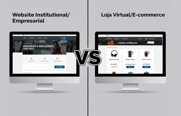 Site Institucional ou E-commerce, qual escolher?