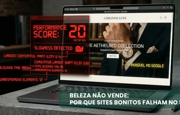 Beleza não vende: Por que sites bonitos falham no SEO?