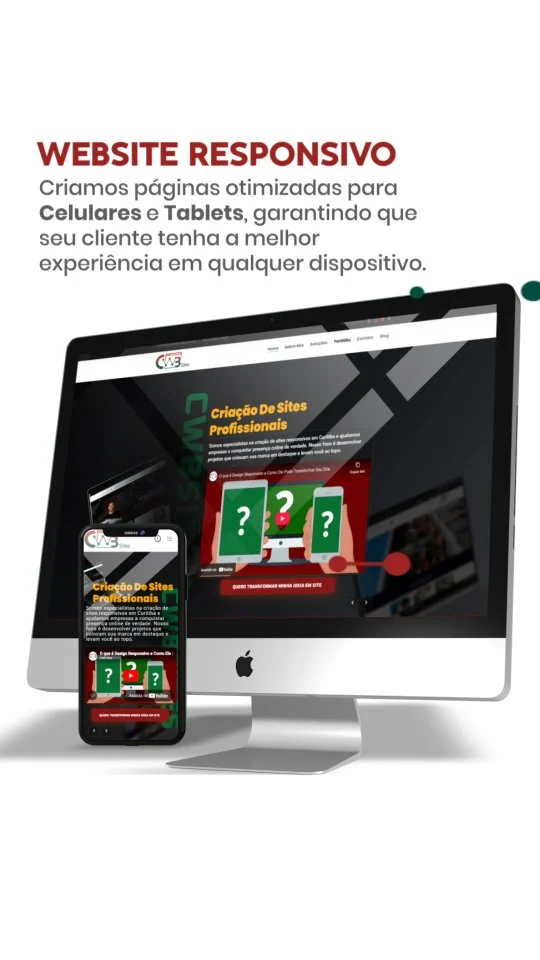 Somos a CWB Sites e nosso trabalho é simples de explicar, mas poderoso no resultado: transformar empresas que quase ninguém conhece em marcas visíveis e reconhecidas em Curitiba.Com sites profissionais e estratégias de SEO Marketing voltadas à presença orgânica, coloco sua empresa no caminho certo para aparecer no Google, ser reconhecida por inteligências artificiais e encontrada pelos clientes certos.Não é só sobre criar um site bonito. Nós também catalogamos o máximo possível da sua presença online como: fotos de trabalhos, serviços, o dia a dia do negócio, porque acreditamos que cada detalhe bem mostrado faz sua empresa crescer e conquistar espaço.🚀 Da invisibilidade ao destaque. Esse é o impacto que queremos entregar. Levamos sua presença digital em Curitiba e para onde seu negócio precisar.
Telefone/WhatsApp: (41) 99555-6440
www.sitescwb.com.br#cwbsites #webdesign #geo #websites #curitiba #criacaodesites #seolocal